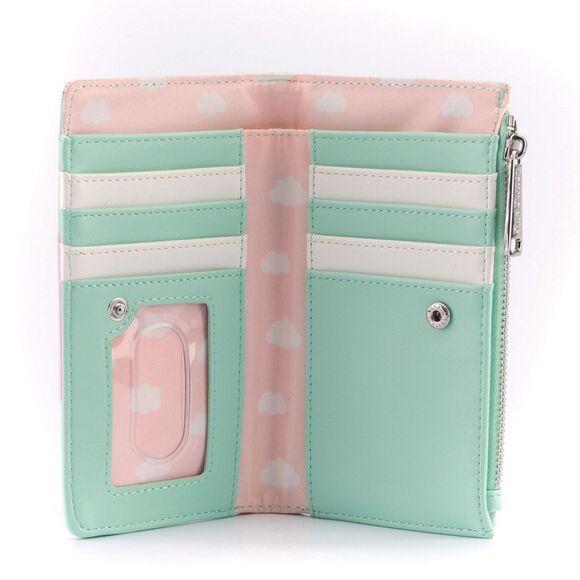 Loungefly Hello Kitty Pusheen Green Pink Balloons Rainbow Backpack and Wallet main image 9